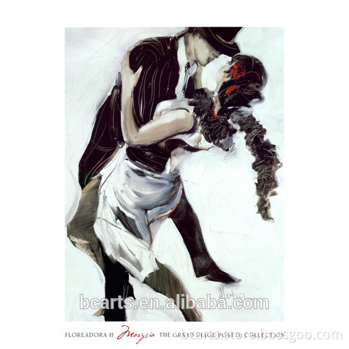 Hot sex man woman dancing painting by numbers